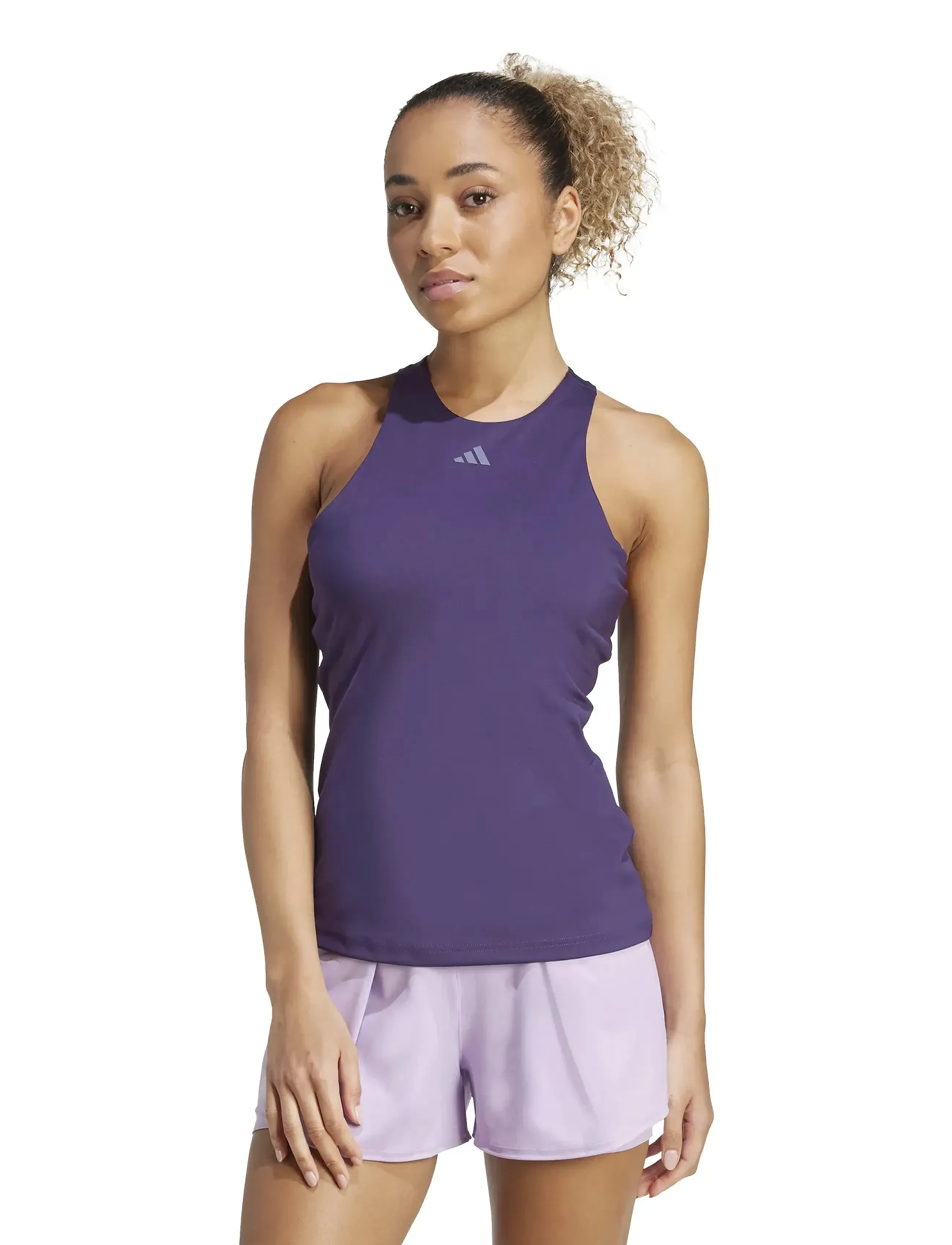 adidas Tennis Y-Tank, L, Purple, Sports Overdele & T-shirts > Sport Tank Overdele, Dame