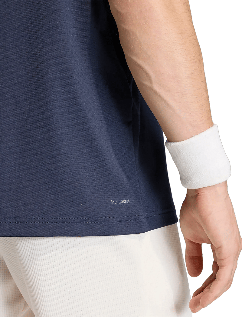 adidas Tennis - HERITAGE TEE - t-shirts - 000/legend ink - 4