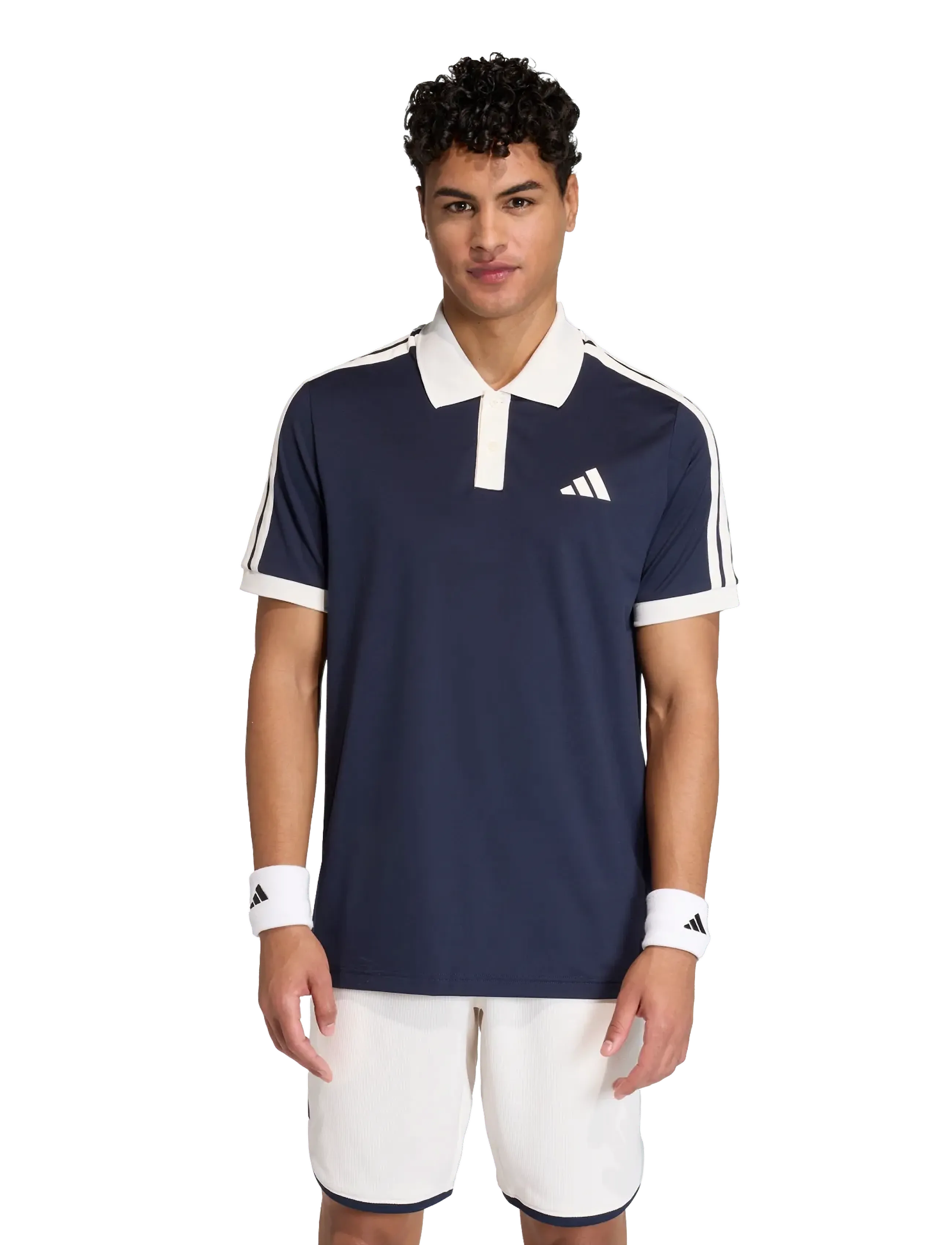 adidas Tennis Heritage Polo, M, Sport Polos, Marineblau - Short-sleeved Männerswear