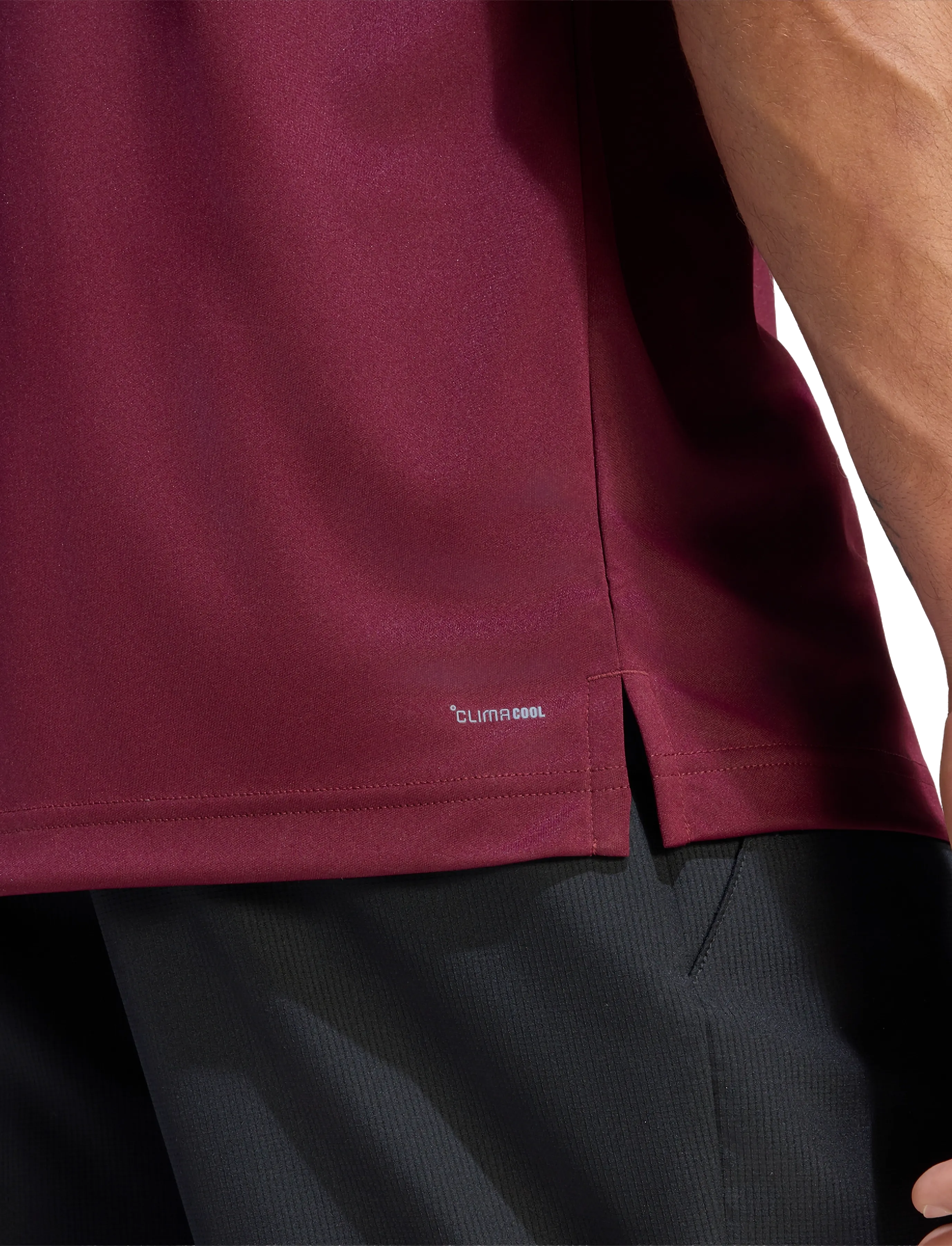 adidas Tennis - CLUB 3-STRIPE TEE - t-shirts - 000/maroon - 4