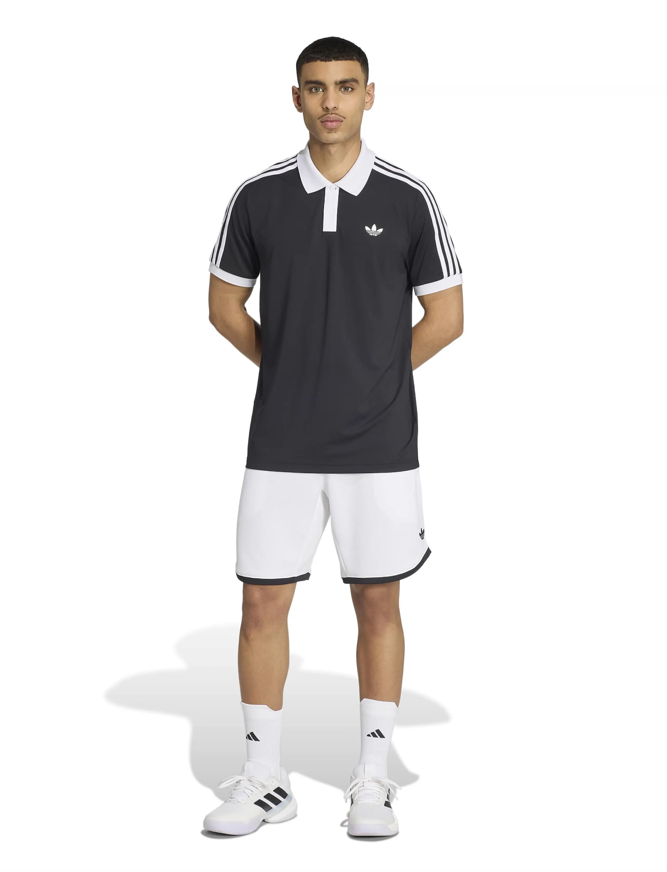 adidas Tennis Classics Polo, XXL, Sport Polos, Schwarz - Short-sleeved Männerswear