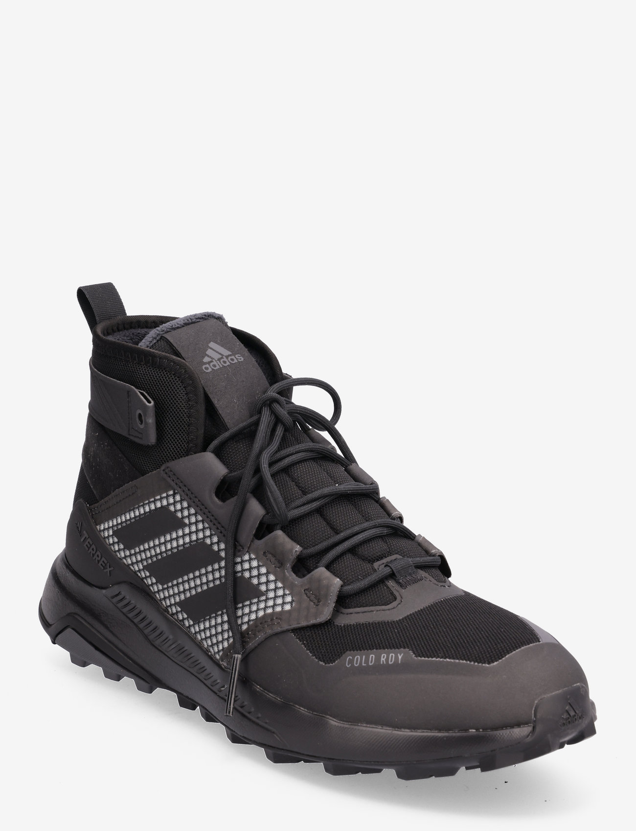 adidas Terrex - TERREX TRAILMAKER MID C.RDY - hiking shoes - cblack/cblack/dgsogr - 0