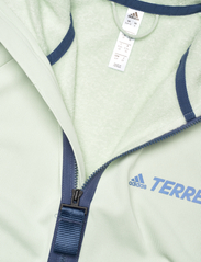 adidas Terrex - Terrex Zupahike Hooded Fleece Jacket - outdoor & rain jackets - lingrn/wonste - 2