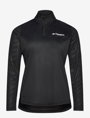adidas Terrex - Terrex Multi Half-Zip Long-Sleeve Top (Plus Size) - džemperi ar kapuci - black - 0