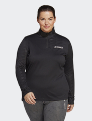 adidas Terrex - Terrex Multi Half-Zip Long-Sleeve Top (Plus Size) - džemperi ar kapuci - black - 2