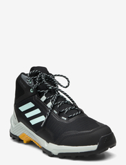 adidas Terrex - Eastrail 2.0 Mid RAIN.RDY Hiking Shoes - matka- ja kõndimisjalatsid - cblack/seflaq/preyel - 0