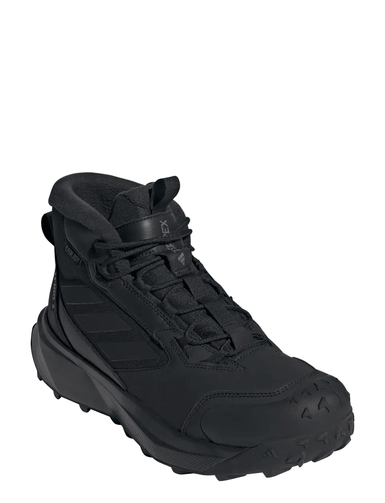 adidas Terrex TERREX WINTER BOOT MID LEATHER - adidas Terrex - CBLACK/CBLACK/GREFOU / black