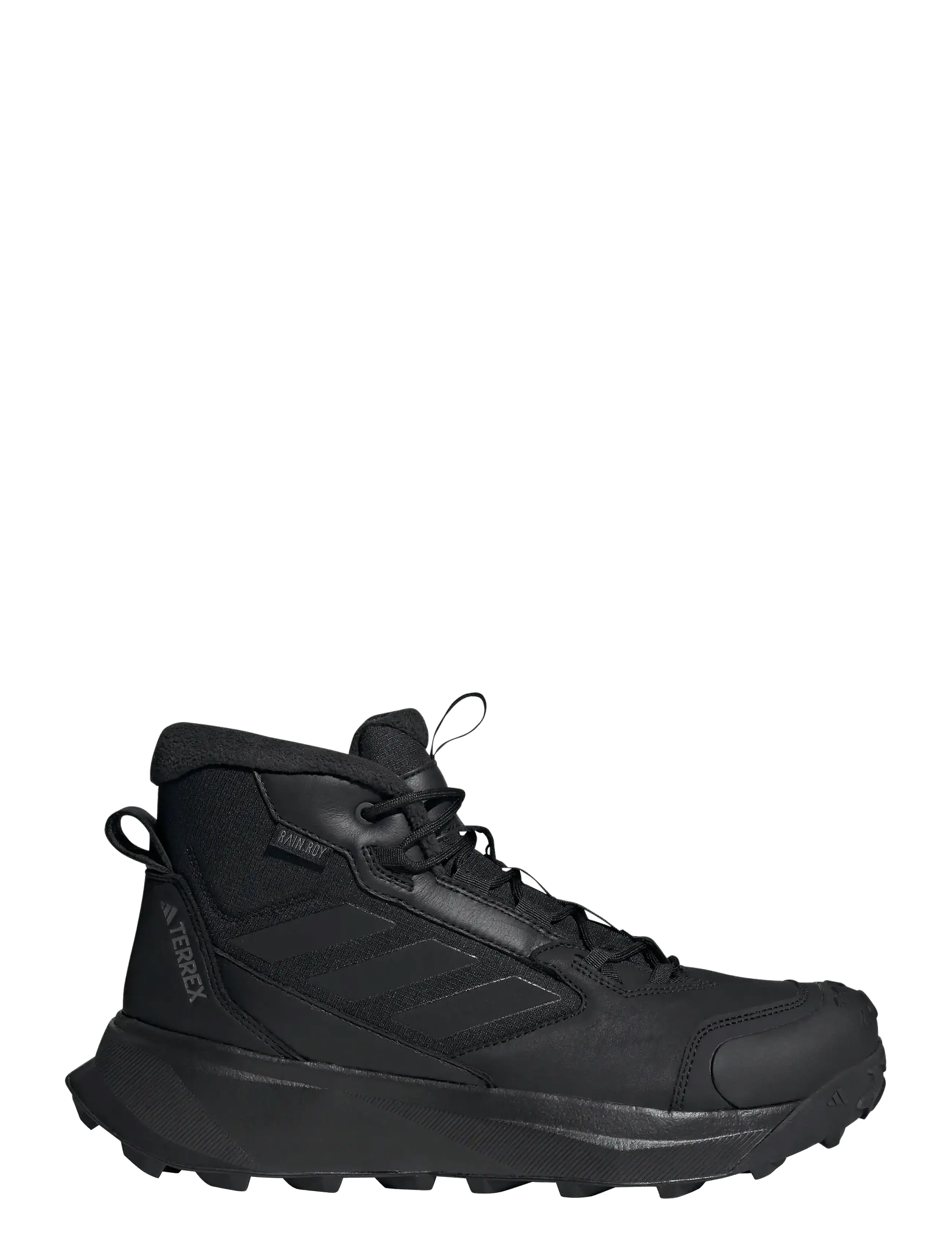 adidas Terrex - TERREX WINTER BOOT MID LEATHER - vandringsskor - cblack/cblack/grefou - 1