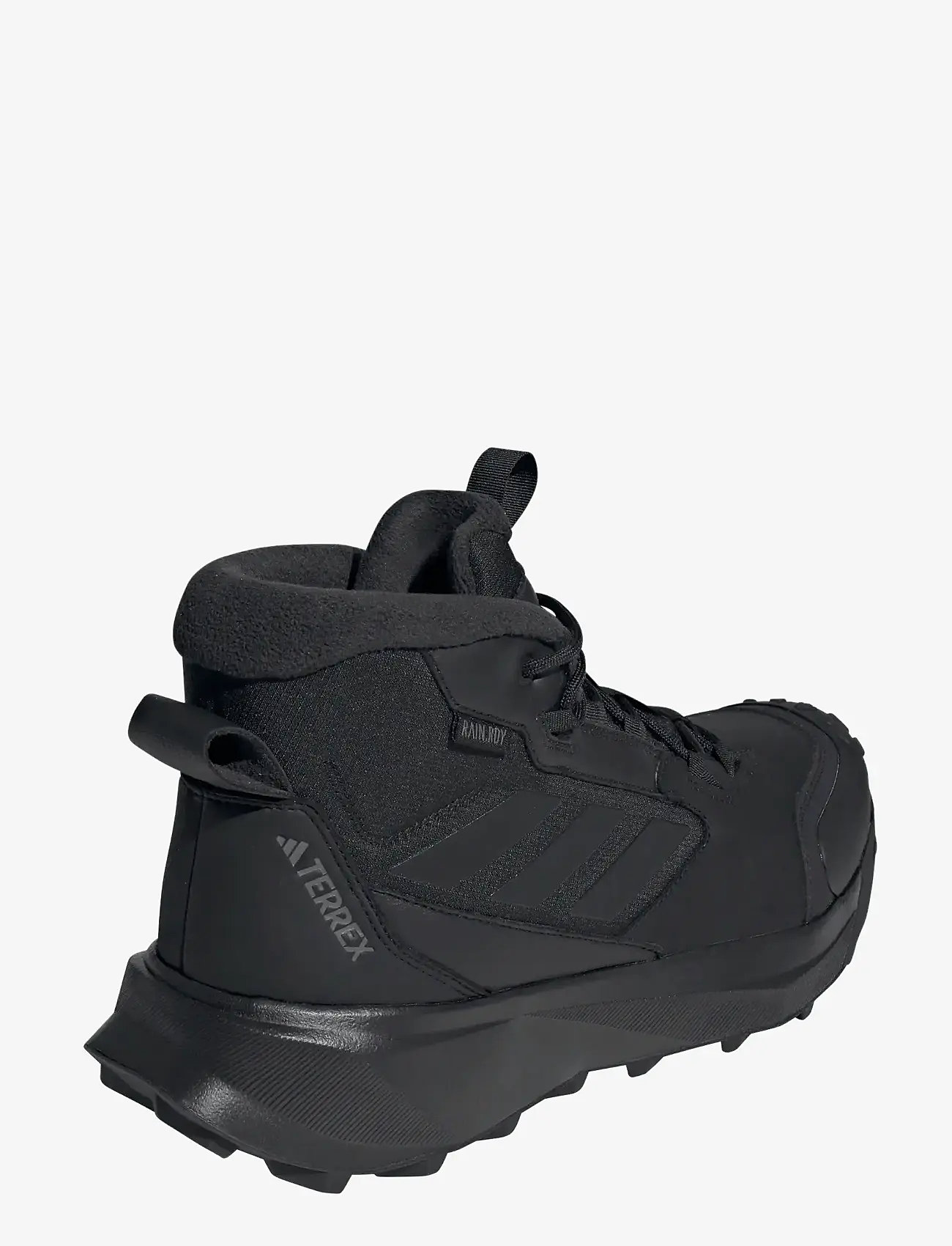 adidas Terrex - TERREX WINTER BOOT MID LEATHER - hiking shoes - cblack/cblack/grefou - 3