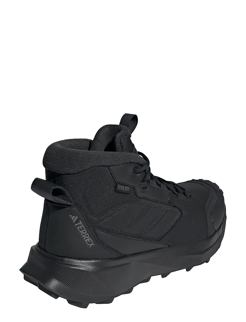 adidas Terrex - TERREX WINTER BOOT MID LEATHER - hiking shoes - cblack/cblack/grefou - 3