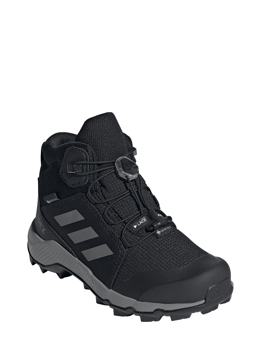 adidas Terrex - TERREX MID GTX K - vandringsskor - cblack/grethr/cblack - 0