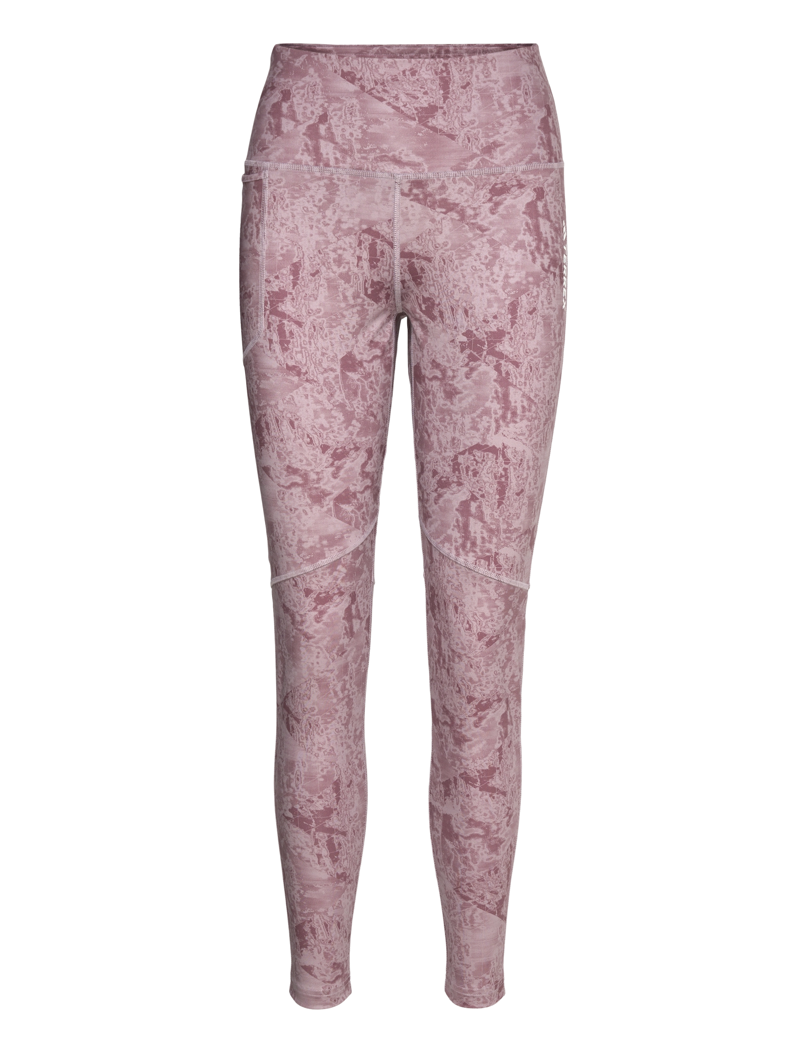 adidas Terrex Terrex Multi Allover Print Leggings - Kläder - PRLOFI / pink/rose
