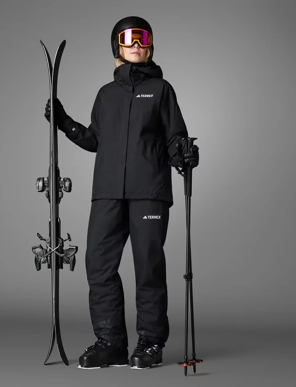 adidas Terrex - W MT 2L INS JKT - ski-kleidung - black - 4