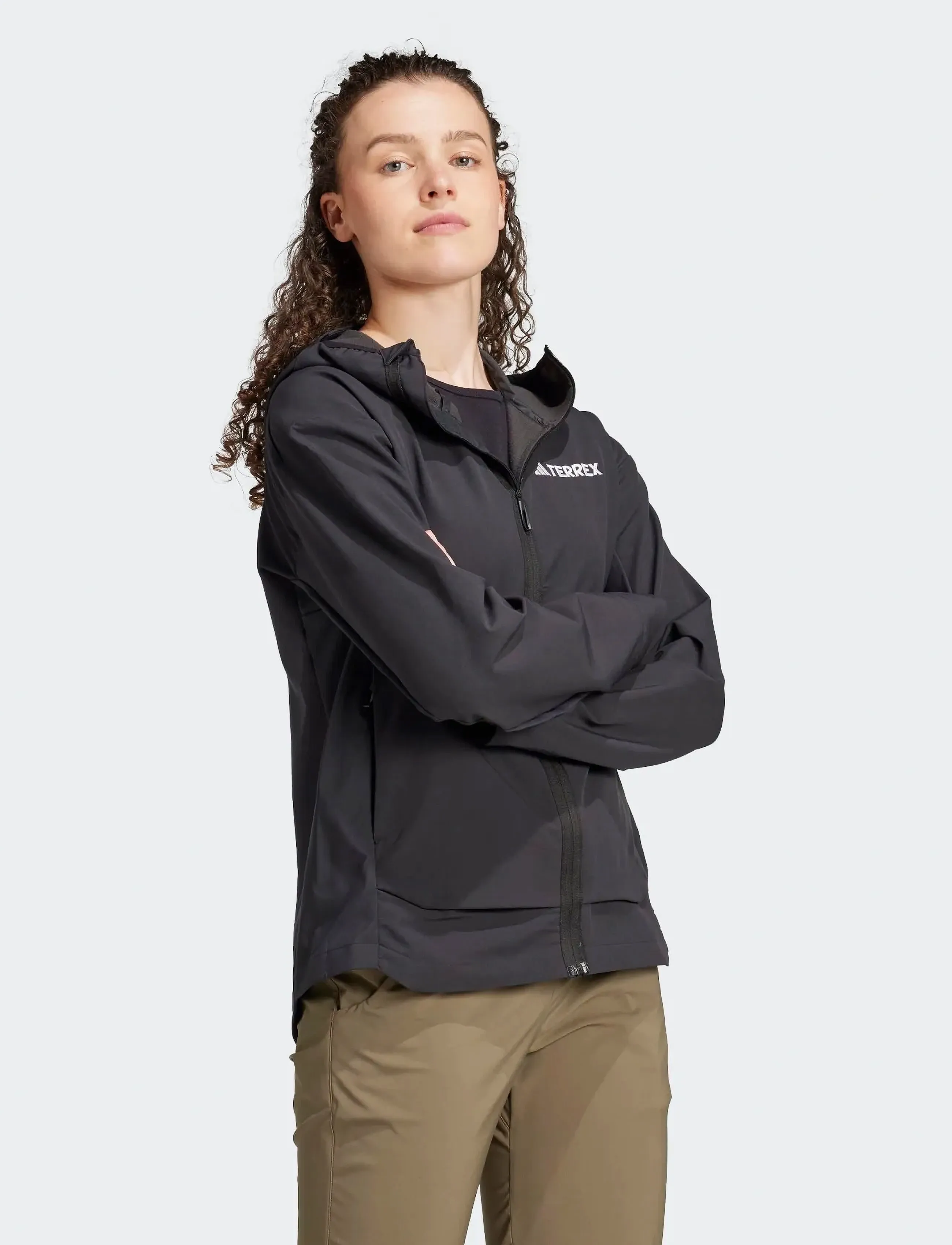 adidas Terrex - W MT SOSH JA - outdoor jackets - black - 3