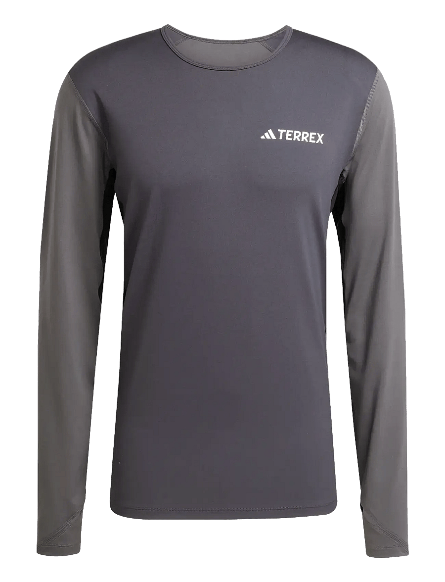 adidas Terrex - MULTI SYNT LS - funktionsunterwäsche - oberteile - carbon/gresix - 1