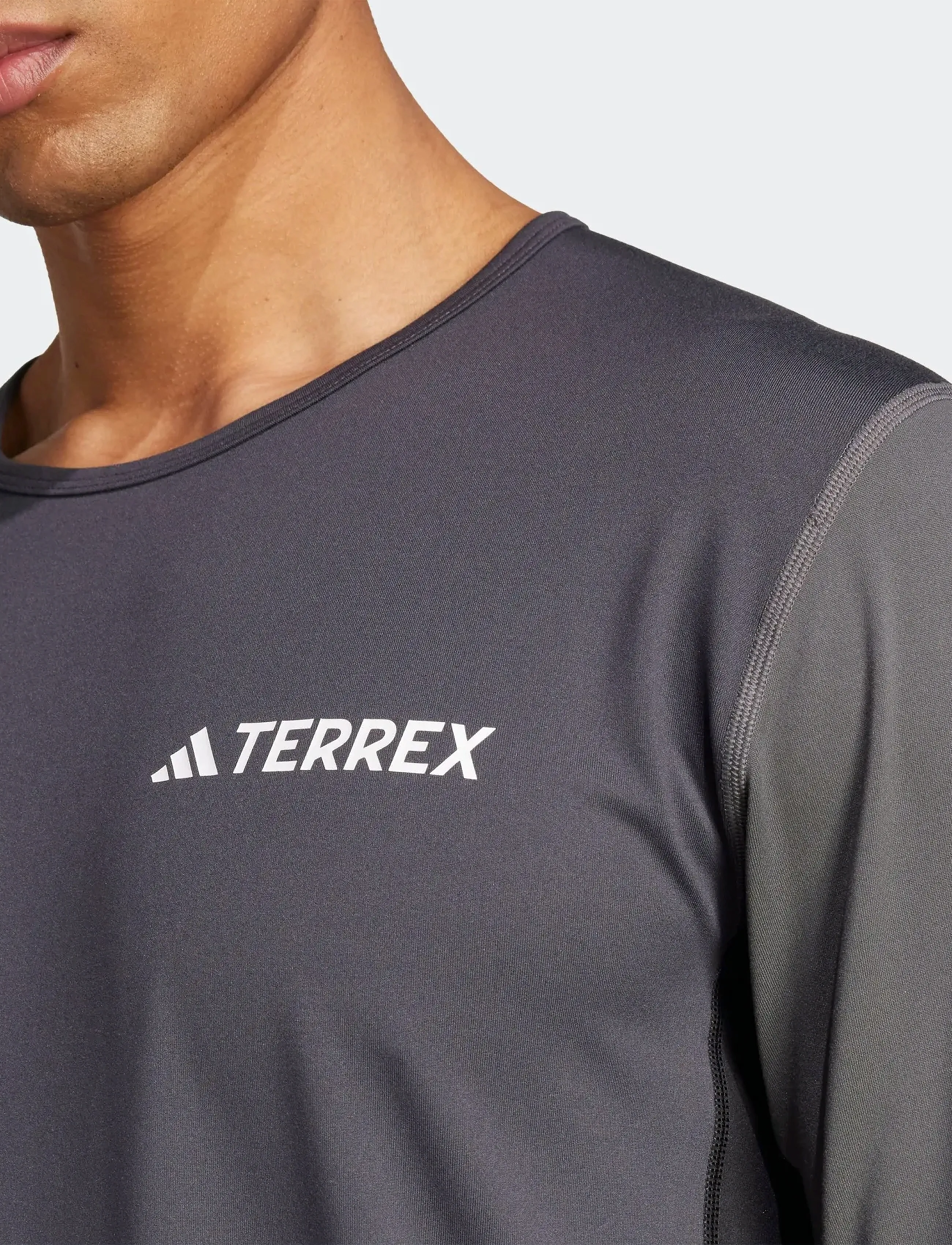 adidas Terrex - MULTI SYNT LS - funktionsunterwäsche - oberteile - carbon/gresix - 2