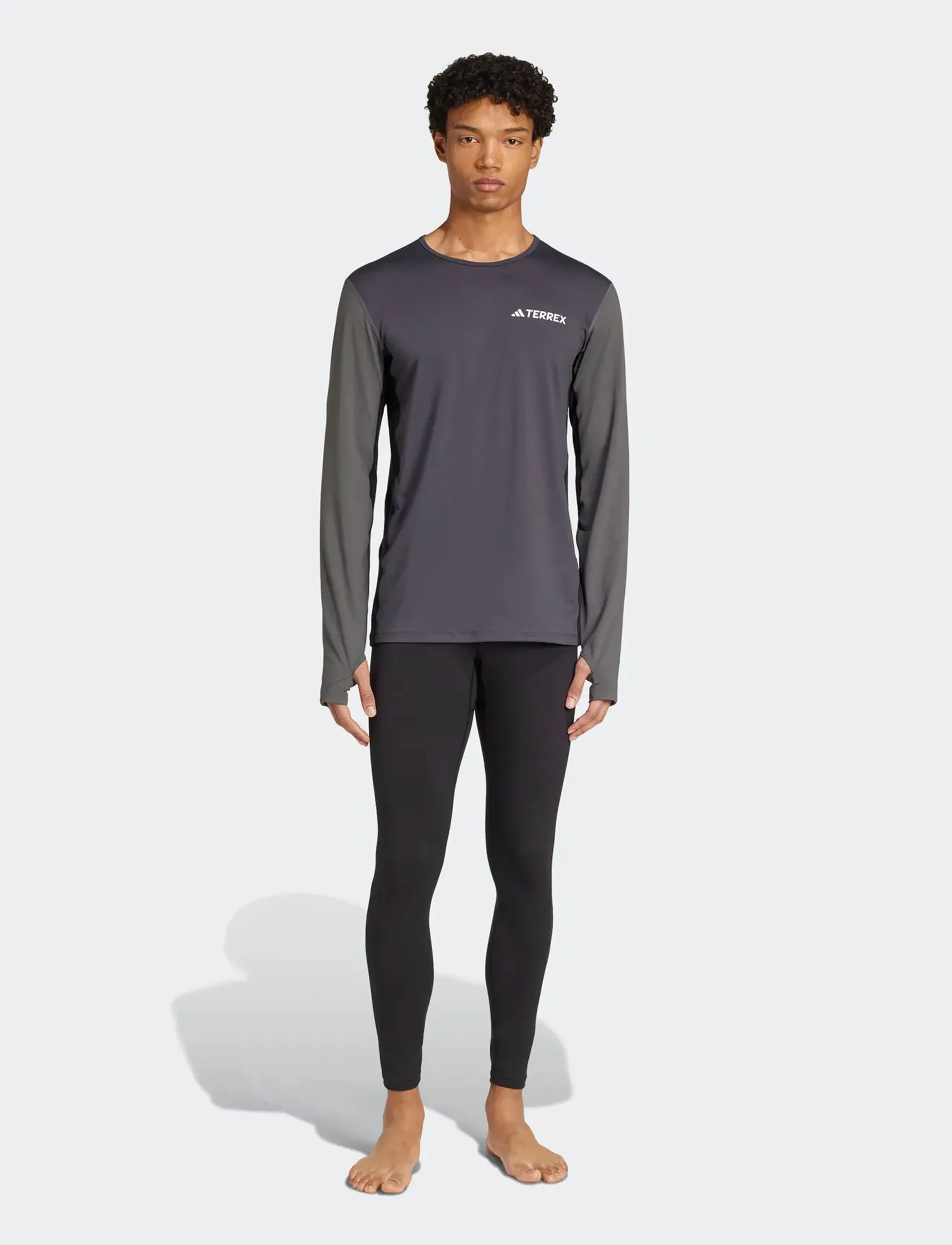 adidas Terrex - MULTI SYNT LS - funktionsunterwäsche - oberteile - carbon/gresix - 4