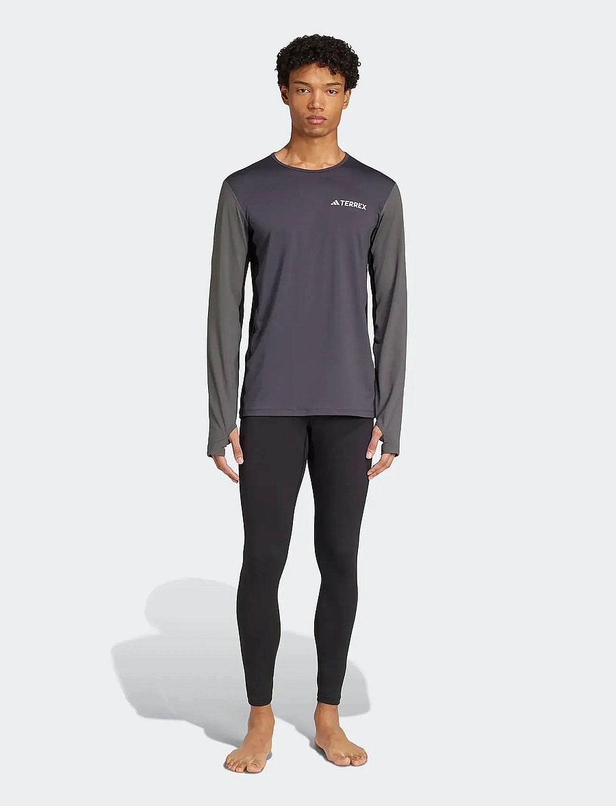 adidas Terrex - MULTI SYNT LS - funktionsunterwäsche - oberteile - carbon/gresix - 4