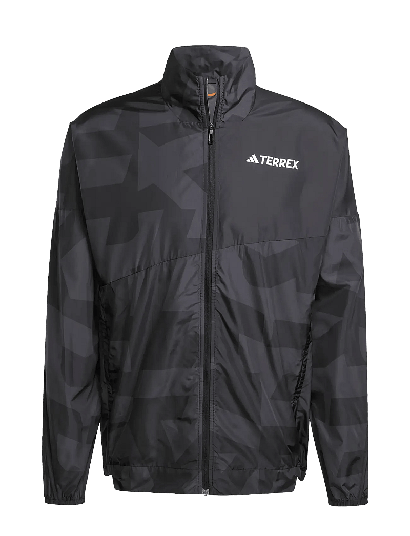 adidas Terrex - MT PRINT WIND J - sportsjakker - black/carbon - 1