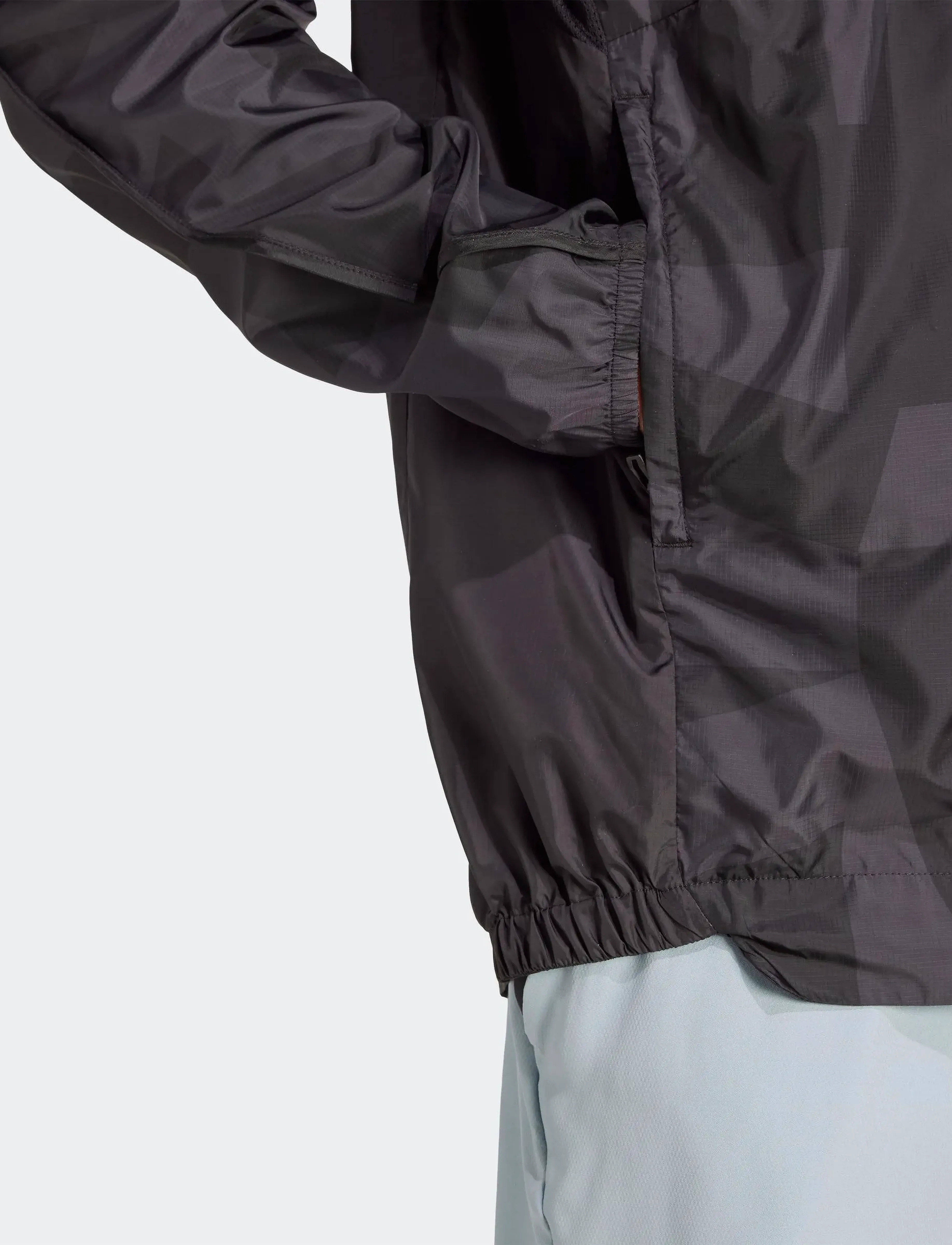 adidas Terrex - MT PRINT WIND J - sportinės striukės - black/carbon - 5