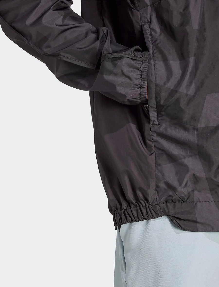 adidas Terrex - MT PRINT WIND J - sportinės striukės - black/carbon - 5