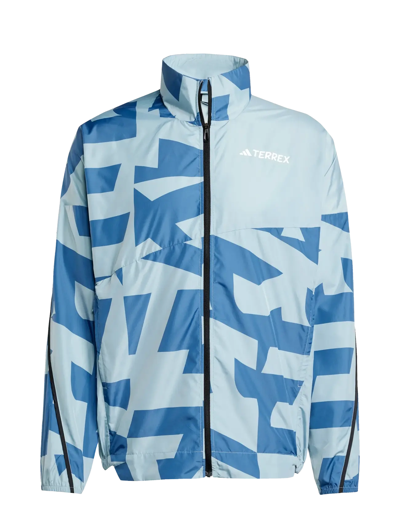 adidas Terrex MT PRINT WIND J - Kleding - MAGGRE/WONSTE / blue