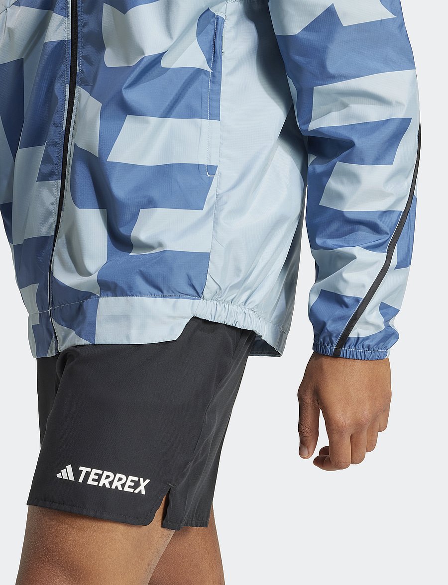 adidas Terrex - MT PRINT WIND J - spordijakid - maggre/wonste - 3