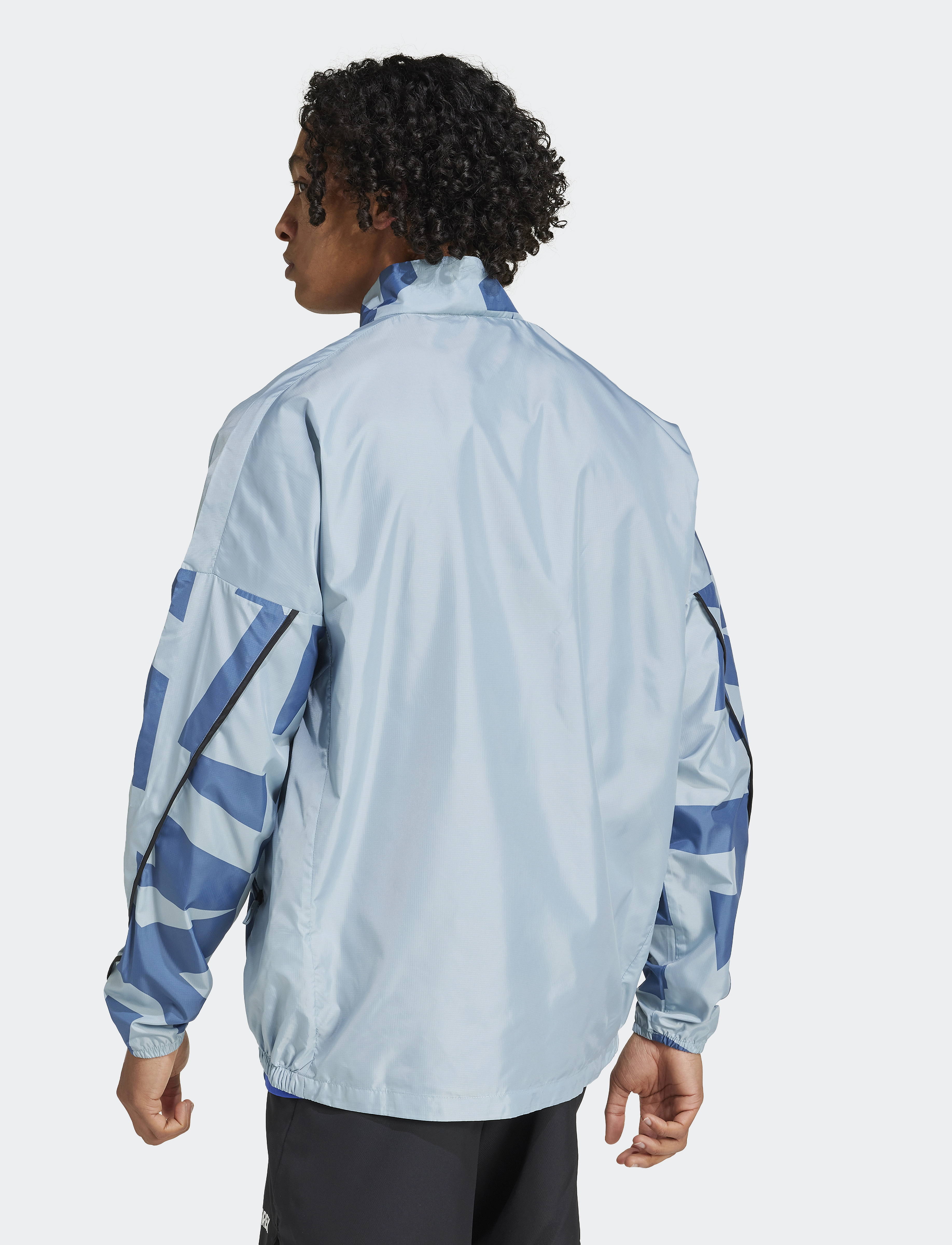adidas Terrex - MT PRINT WIND J - treeningjoped ja -jakid - maggre/wonste - 4