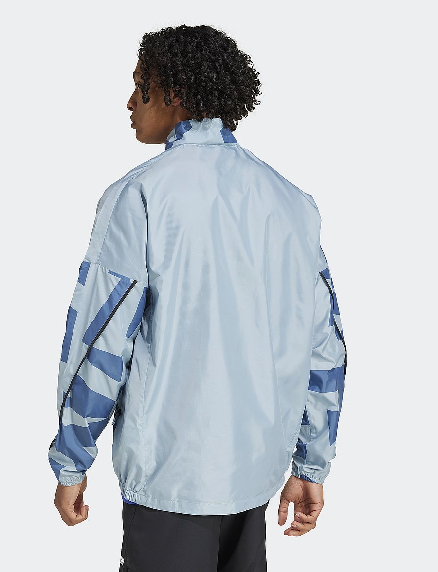 adidas Terrex - MT PRINT WIND J - spordijakid - maggre/wonste - 4