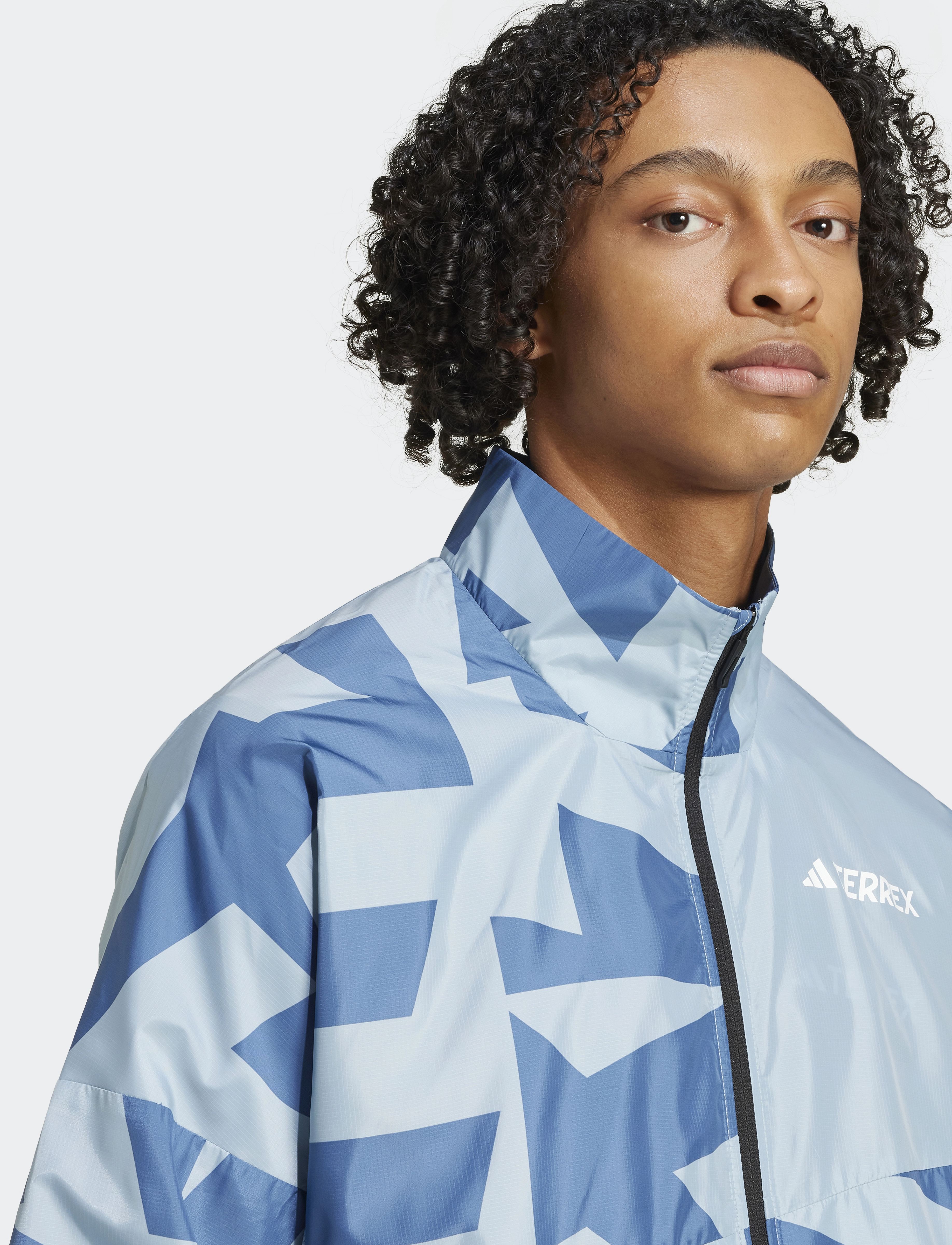 adidas Terrex - MT PRINT WIND J - treeningjoped ja -jakid - maggre/wonste - 5