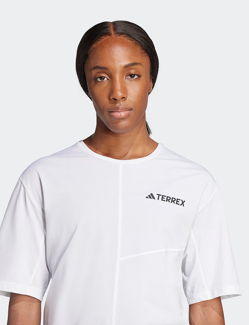 adidas Terrex - W MT TEE - t-shirts - white - 3