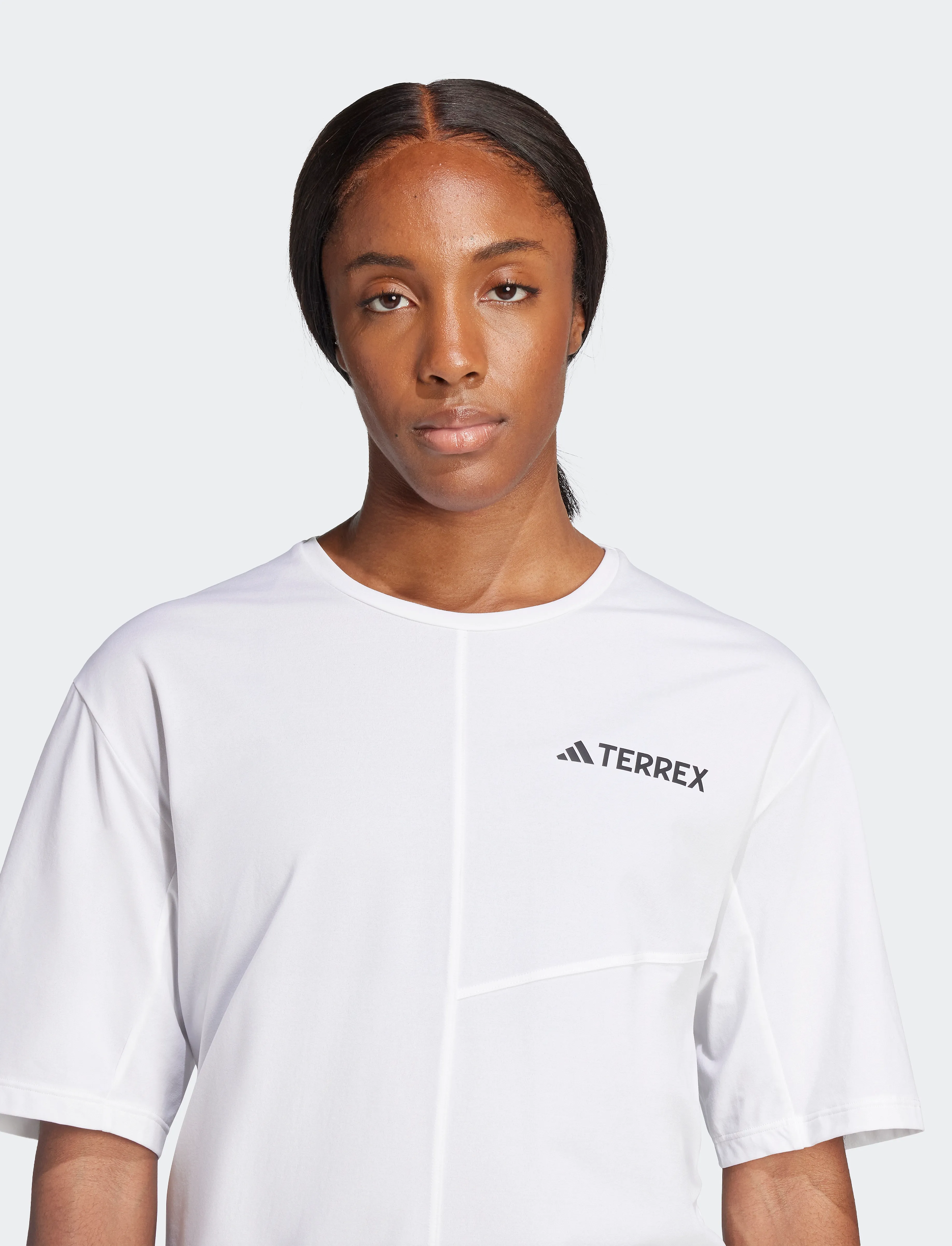 adidas Terrex - W MT TEE - t-shirts - white - 3