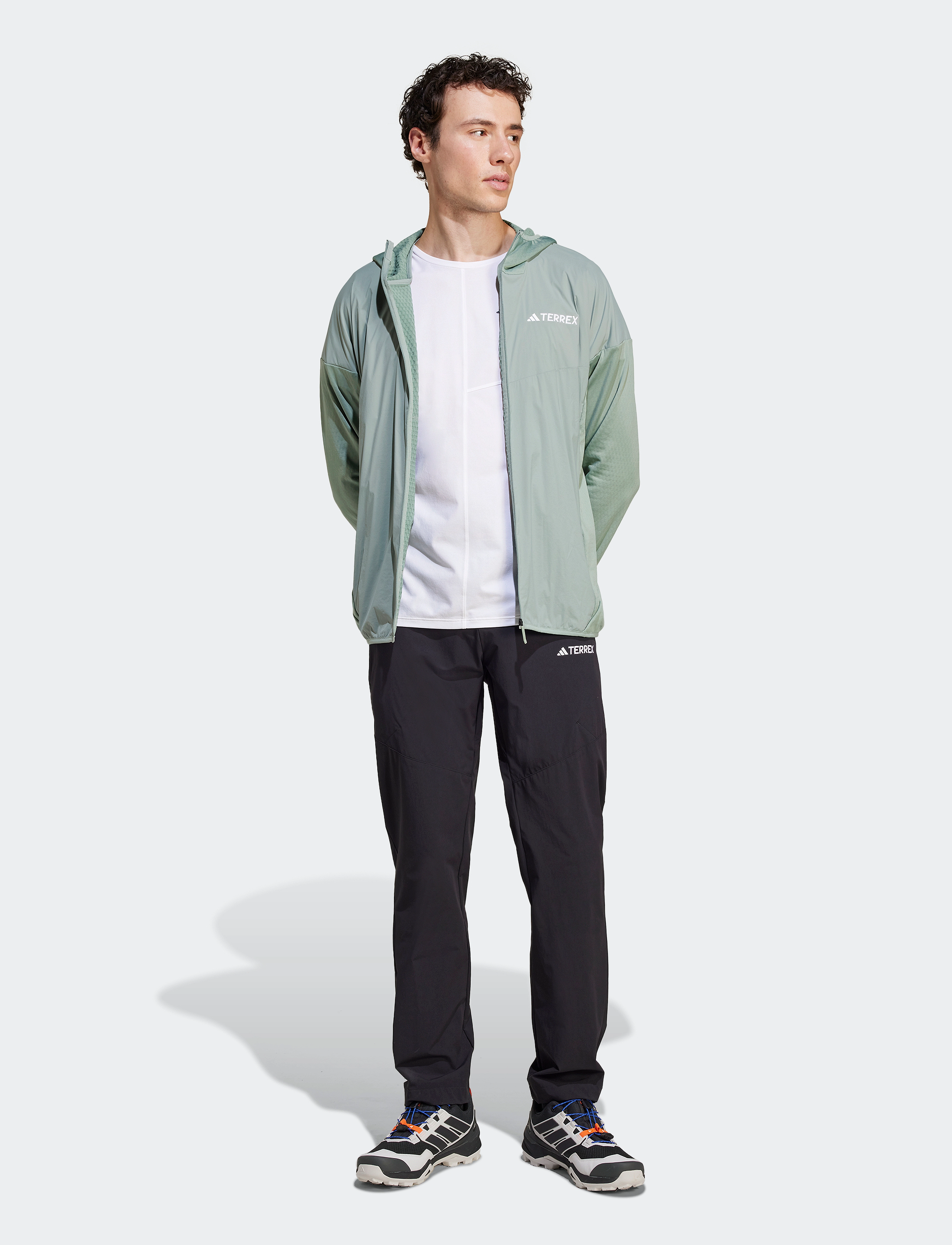 adidas Terrex - XPR WIND FL H - fleece & midlayer - silgrn - 4