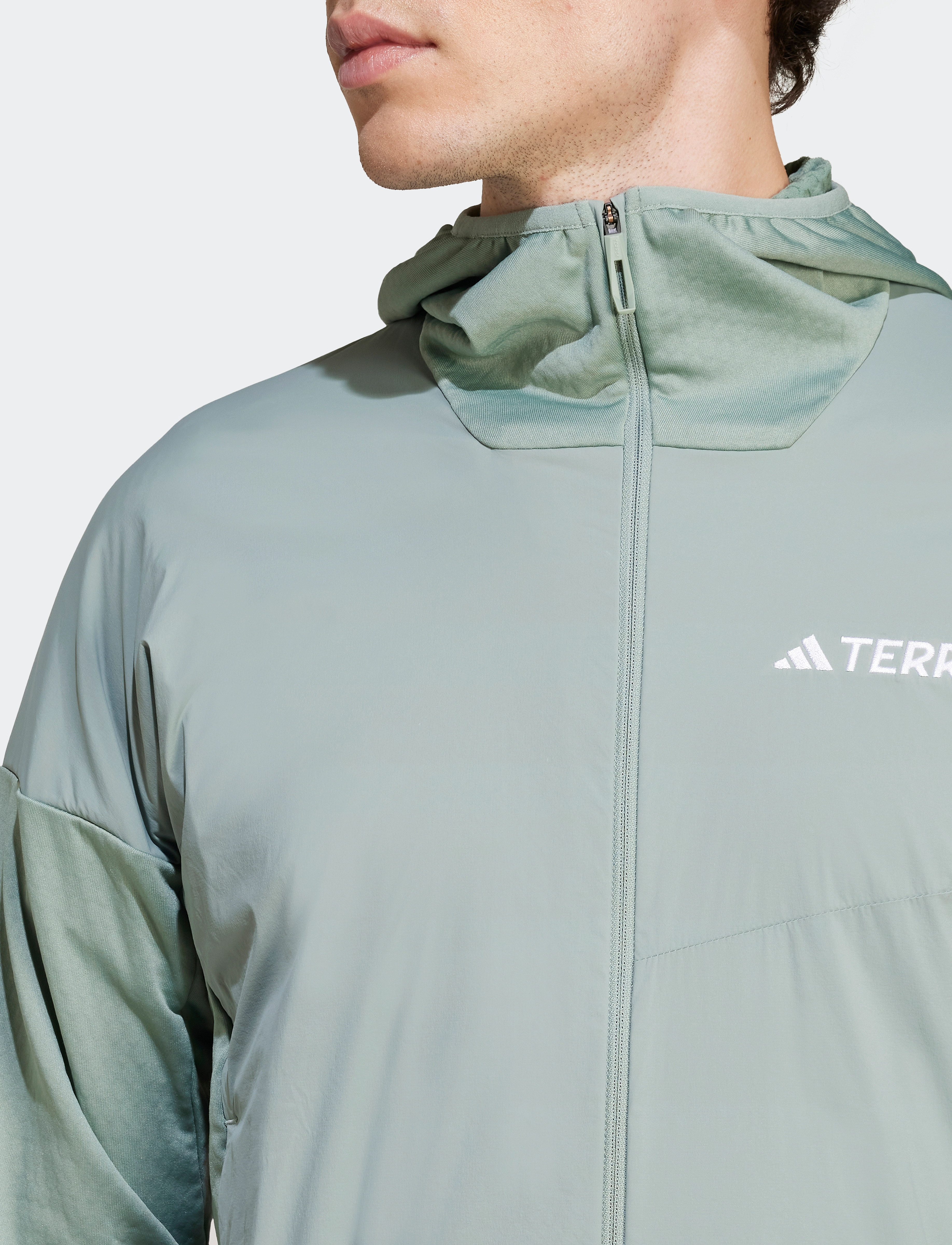 adidas Terrex - XPR WIND FL H - fleece & midlayer - silgrn - 5