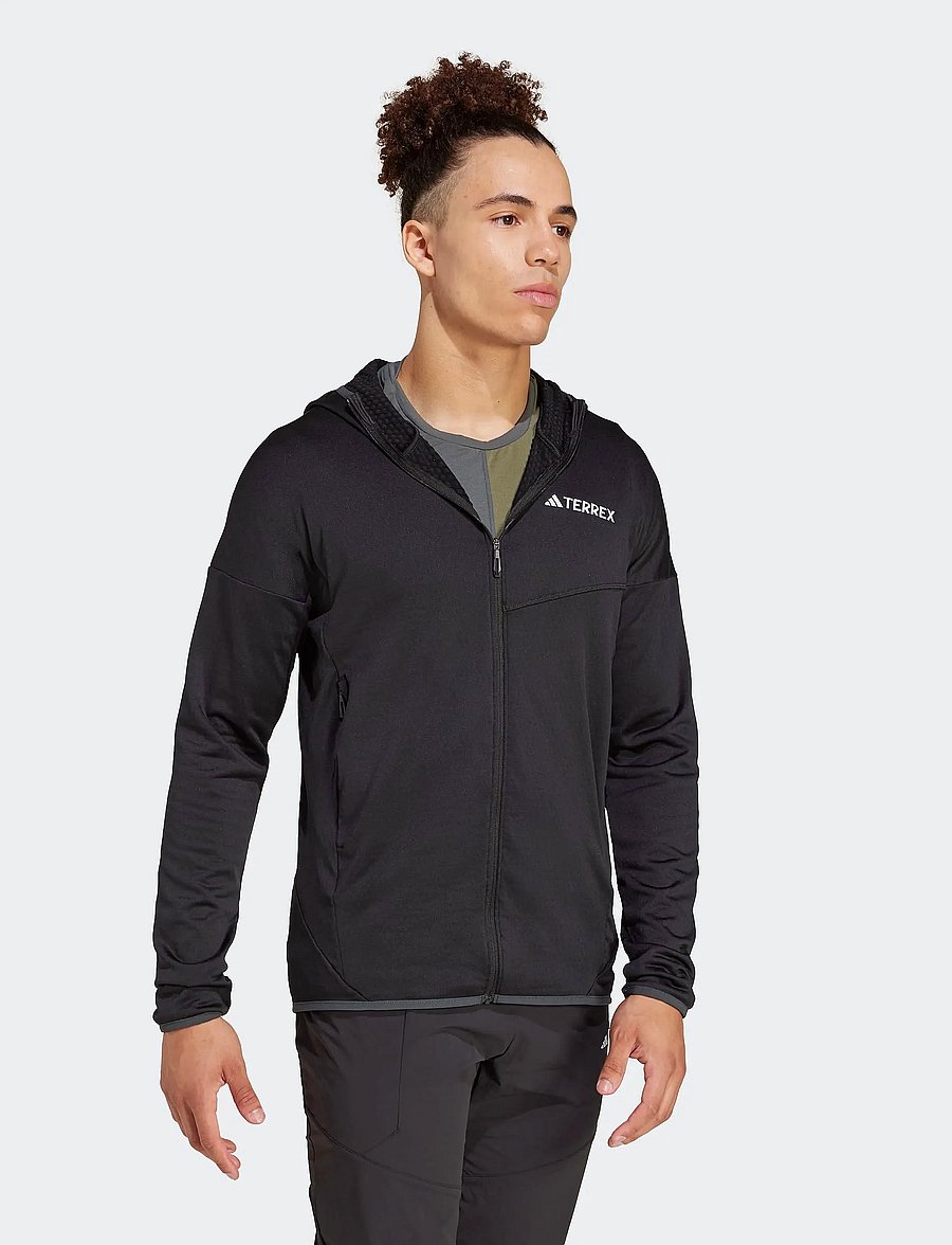adidas Terrex - XPR LT FL H J - fleece & midlayer - black - 0