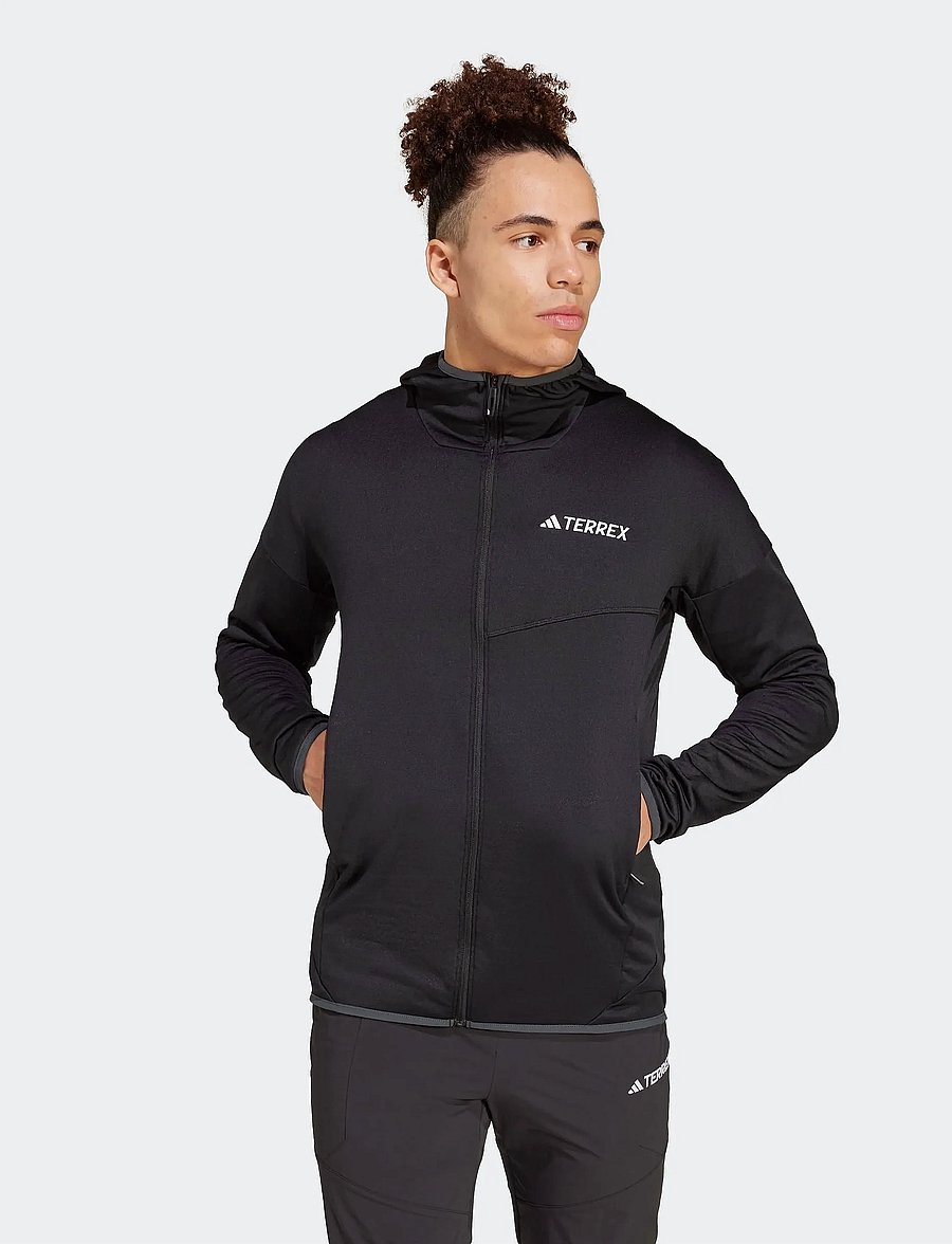 adidas Terrex - XPR LT FL H J - fleece & midlayer - black - 3