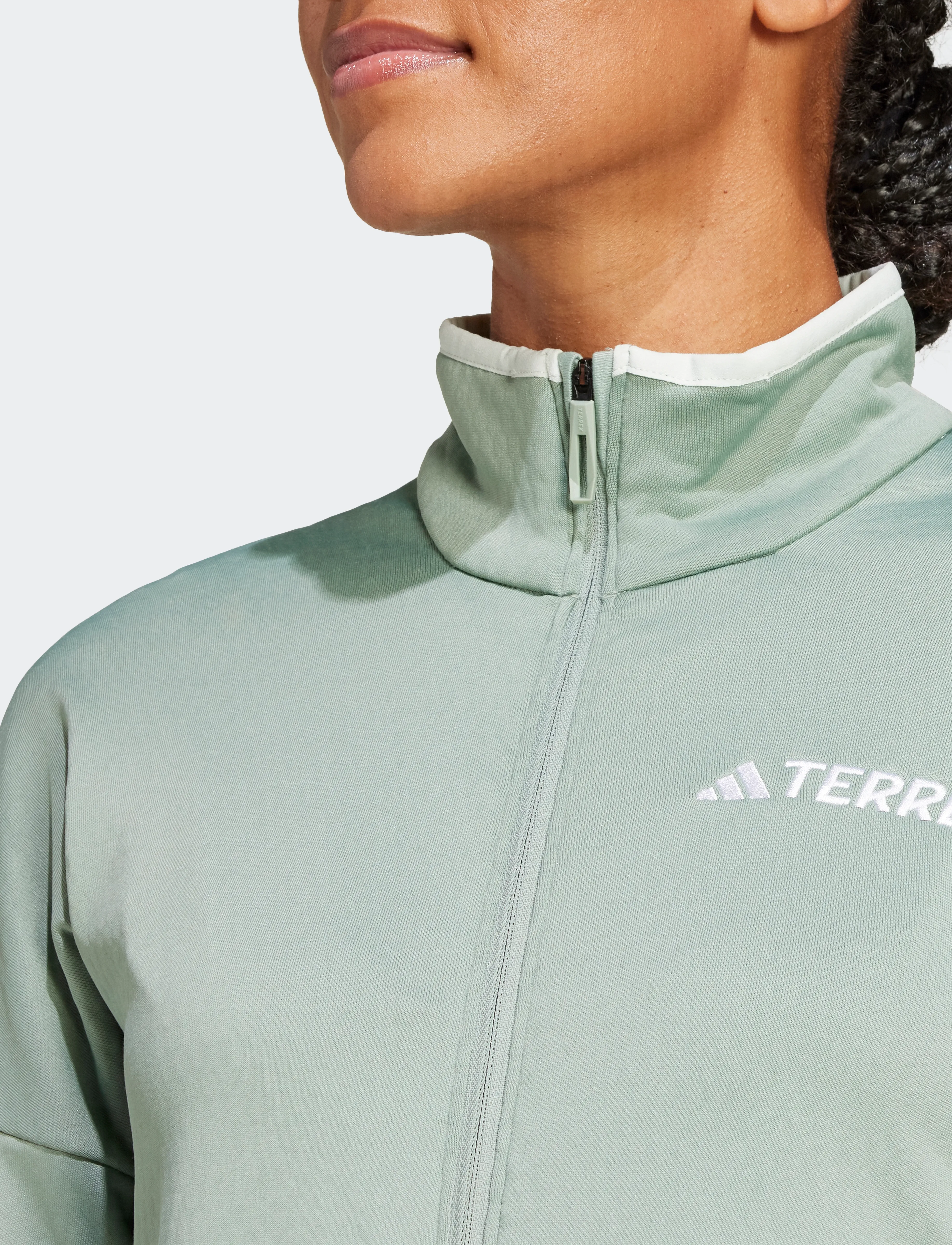 adidas Terrex - W XPR LT FL J - midlayer-jakker - silgrn - 2