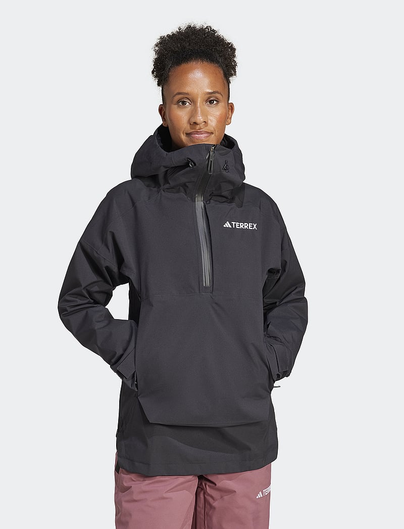 adidas Terrex - W XPR 2L ANORAK - friluftsjackor - black/black - 0