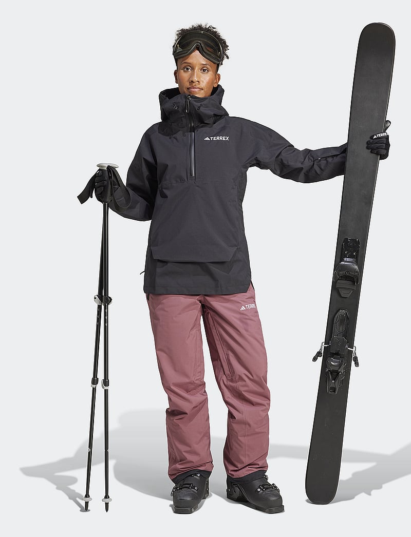 adidas Terrex - W XPR 2L ANORAK - friluftsjackor - black/black - 5