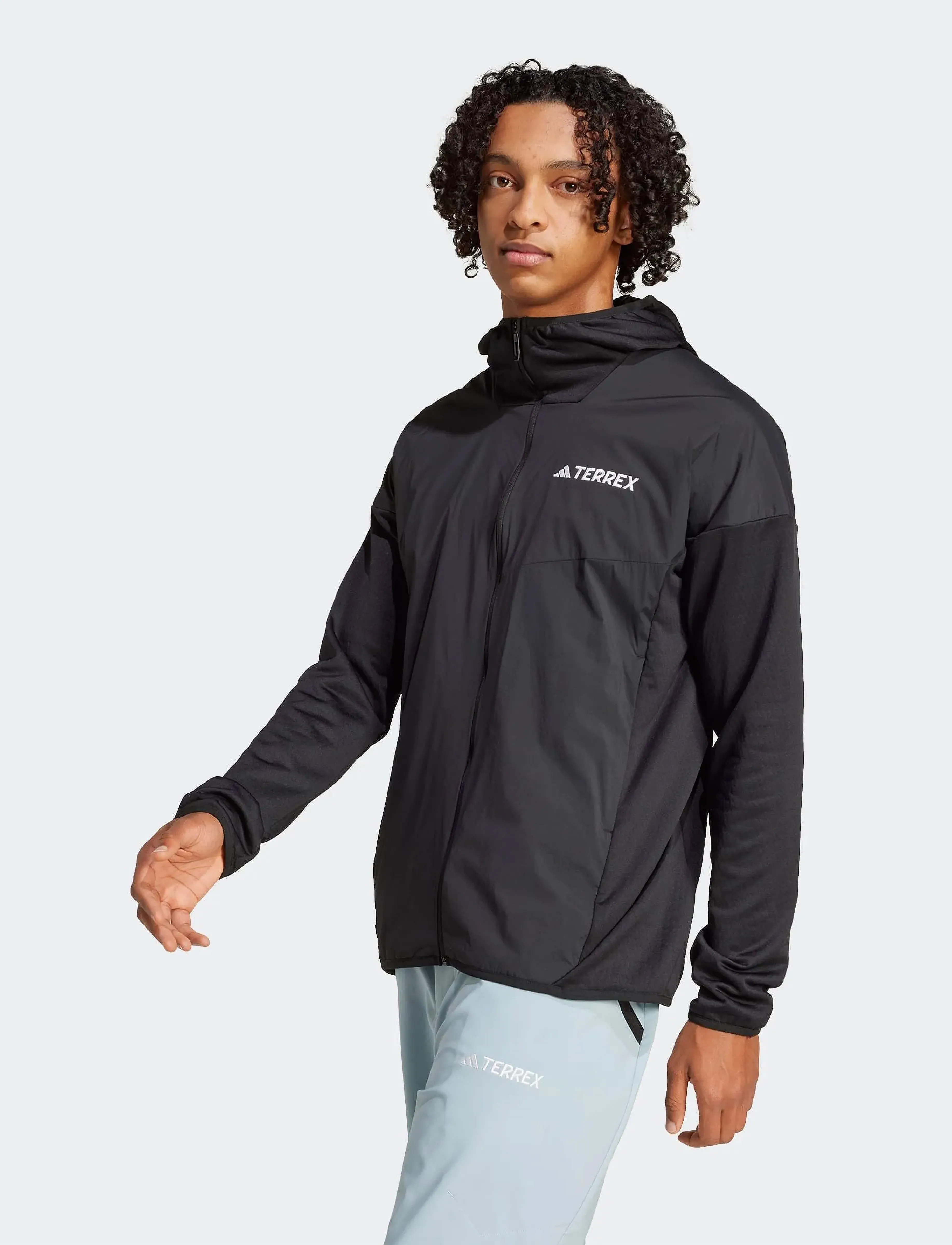 adidas Terrex - XPR WIND FL H - fleece - black - 5