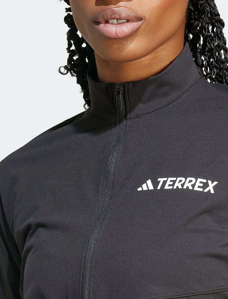 adidas Terrex - W MT HALFZ LS T - langærmede t-shirts - black - 2