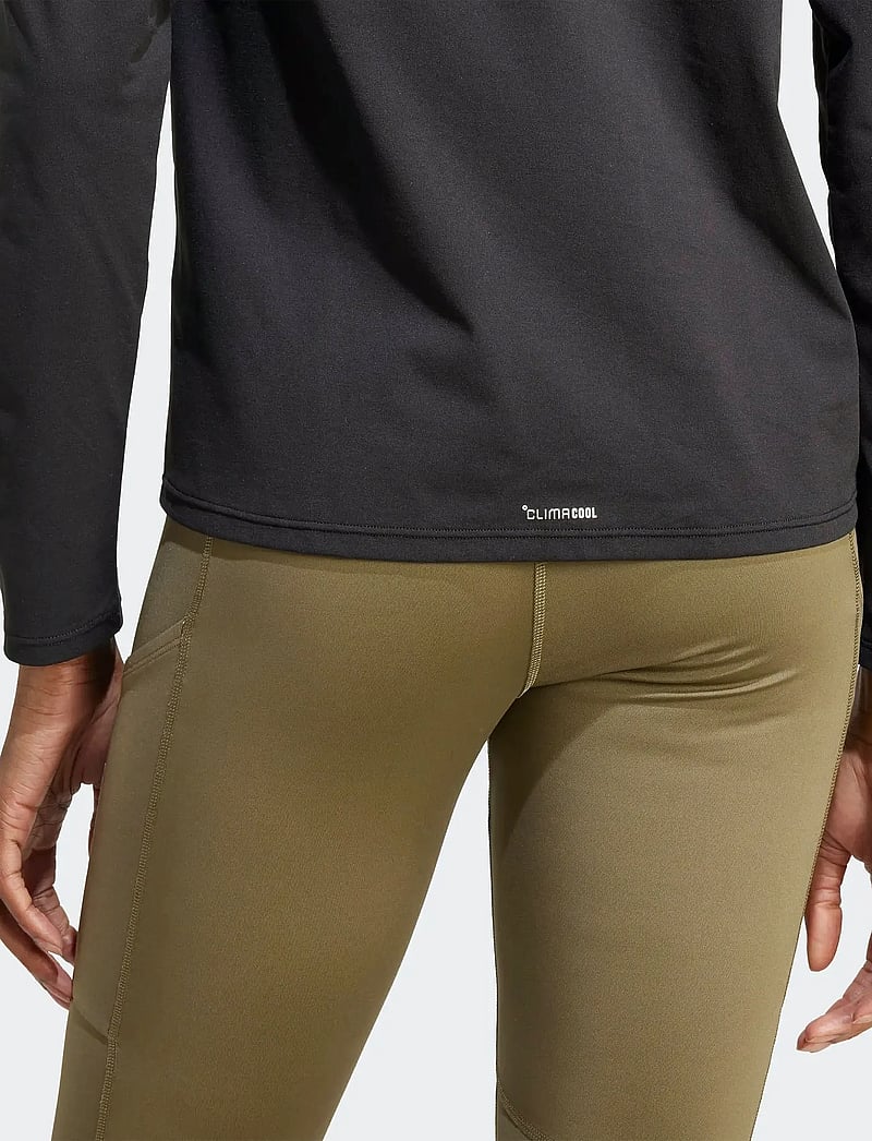 adidas Terrex - W MT HALFZ LS T - langærmede t-shirts - black - 3