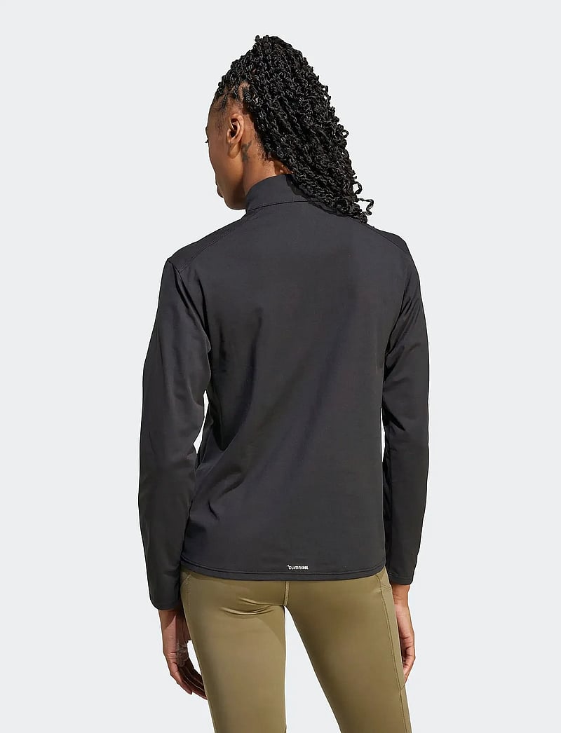 adidas Terrex - W MT HALFZ LS T - langærmede t-shirts - black - 5