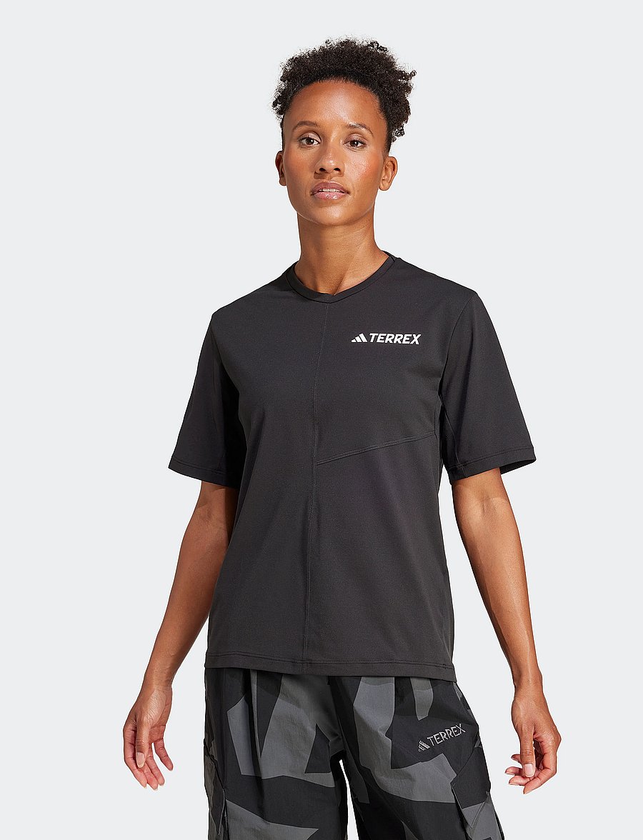 adidas Terrex - W MT TEE - alussärgid ja t-särgid - black - 0
