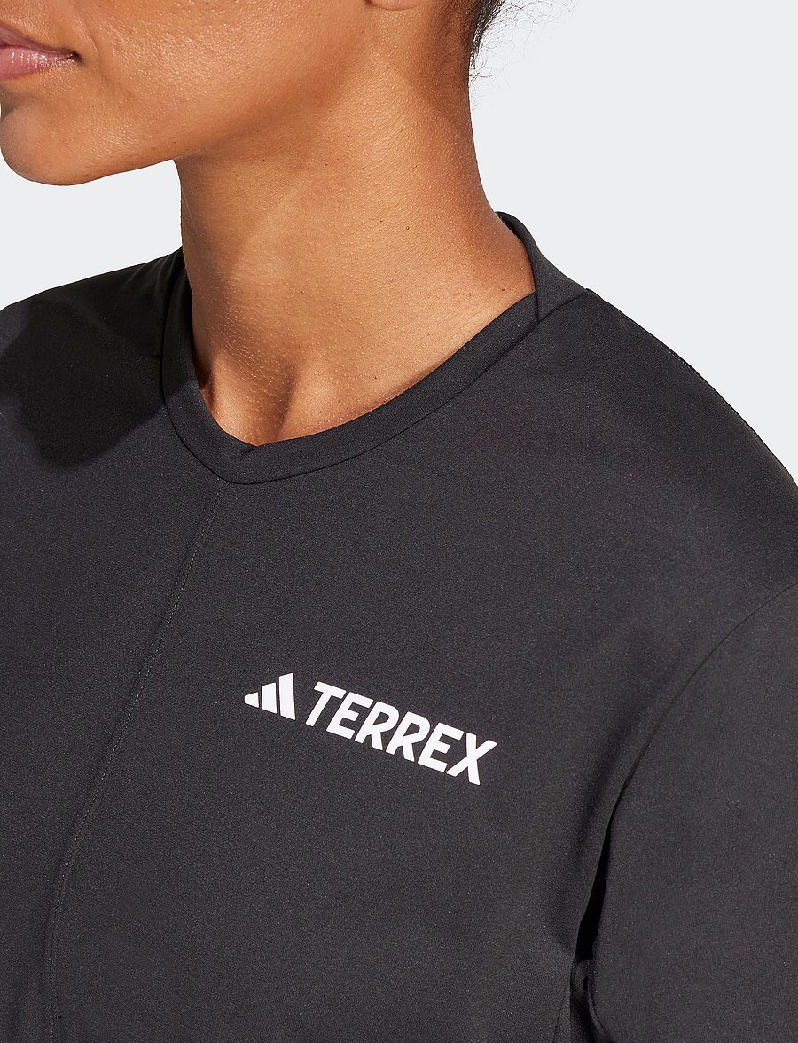 adidas Terrex - W MT TEE - alussärgid ja t-särgid - black - 3