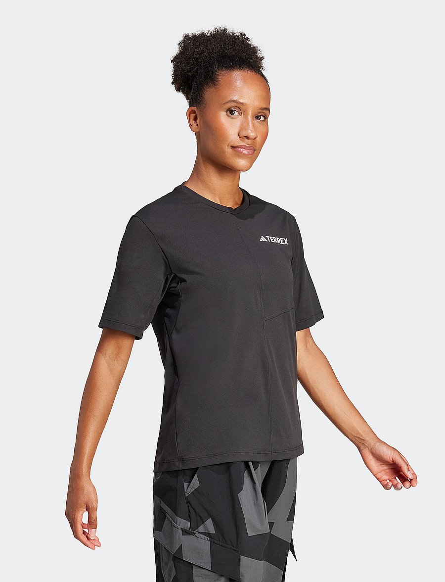 adidas Terrex - W MT TEE - alussärgid ja t-särgid - black - 5