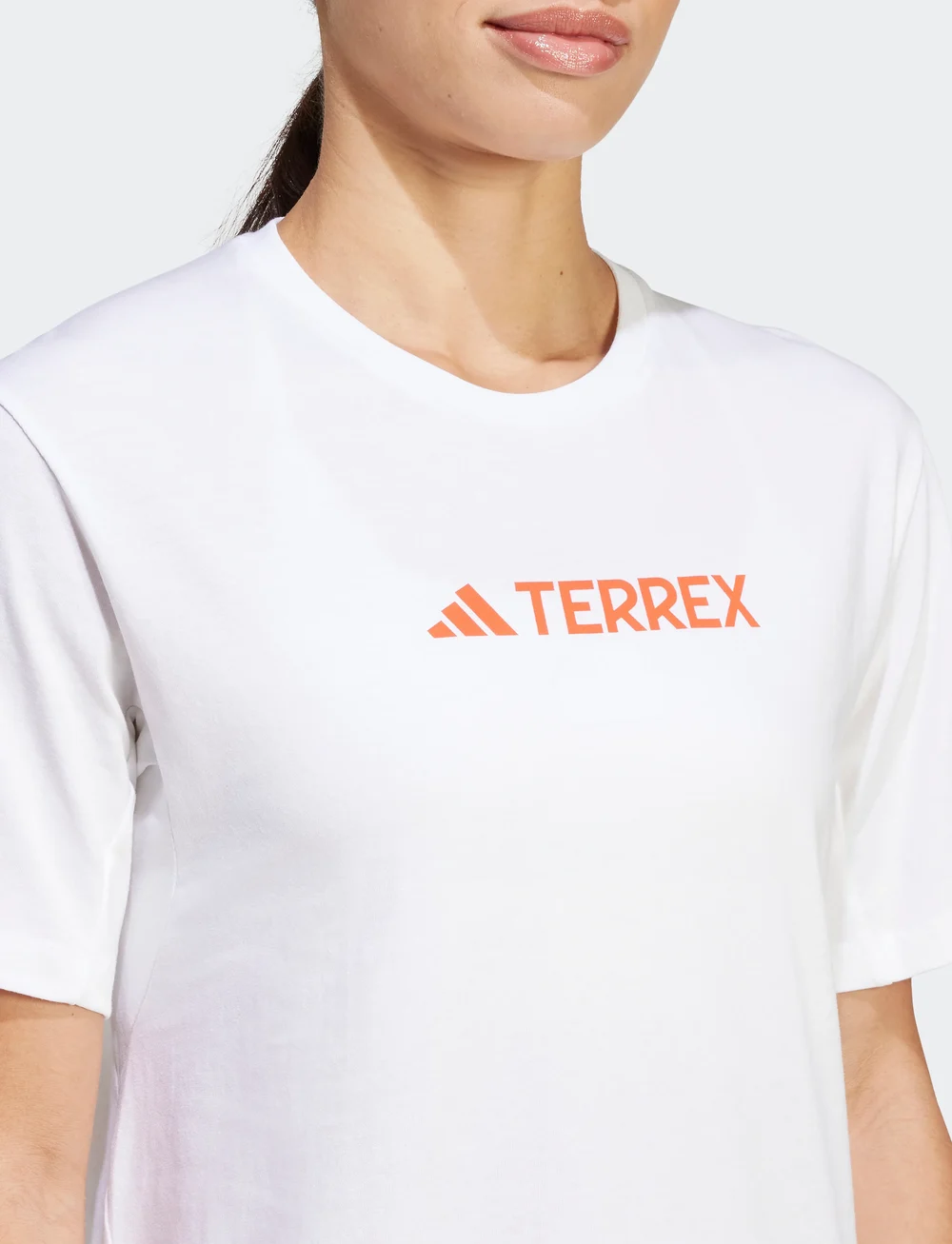 adidas Terrex - W TX LOGO TEE - t-shirts - white - 2