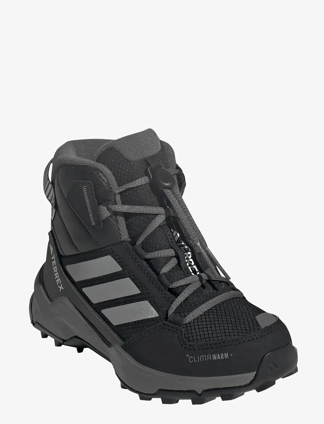 adidas Terrex - TERREX AX4R CW+ MID K - buty na wędrówki - cblack/msilve/gresix - 0