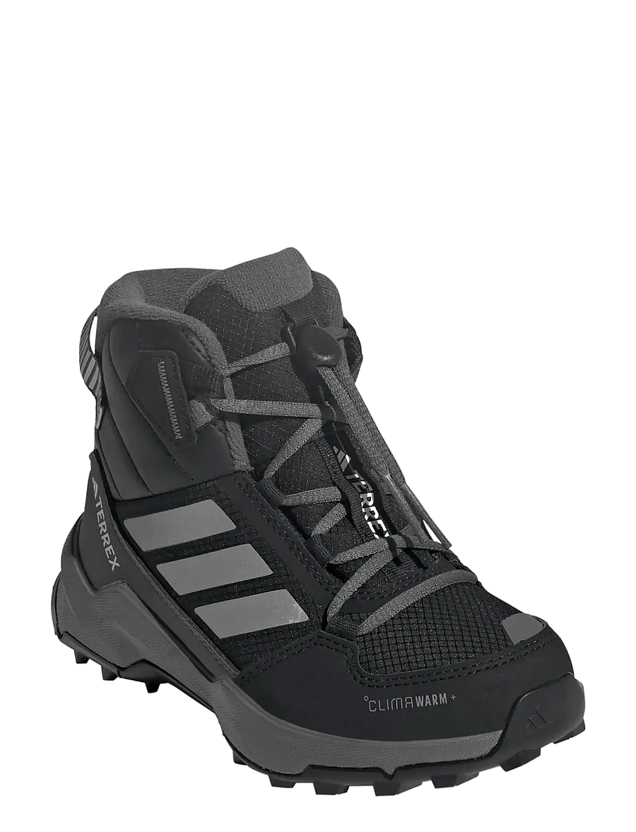 adidas Terrex - TERREX AX4R CW+ MID K - pārgājienu/pastaigu apavi - cblack/msilve/gresix - 0