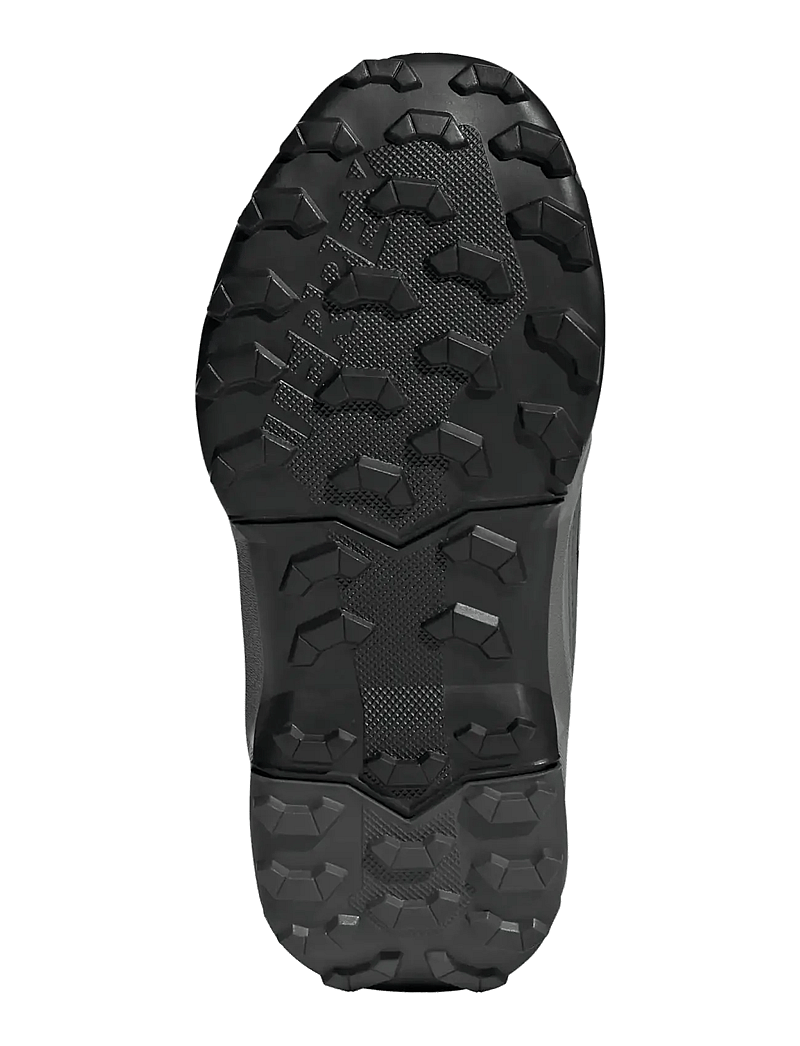 adidas Terrex - TERREX AX4R CW+ MID K - buty na wędrówki - cblack/msilve/gresix - 5